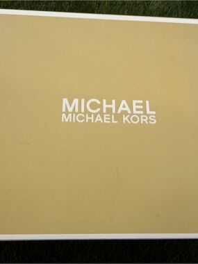 Michael Kors Women's Sneaker Box in Gold and White